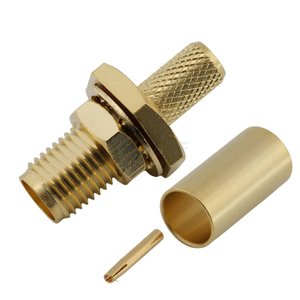 SMA Connector Jack Crimping Straight For RG142 Cable