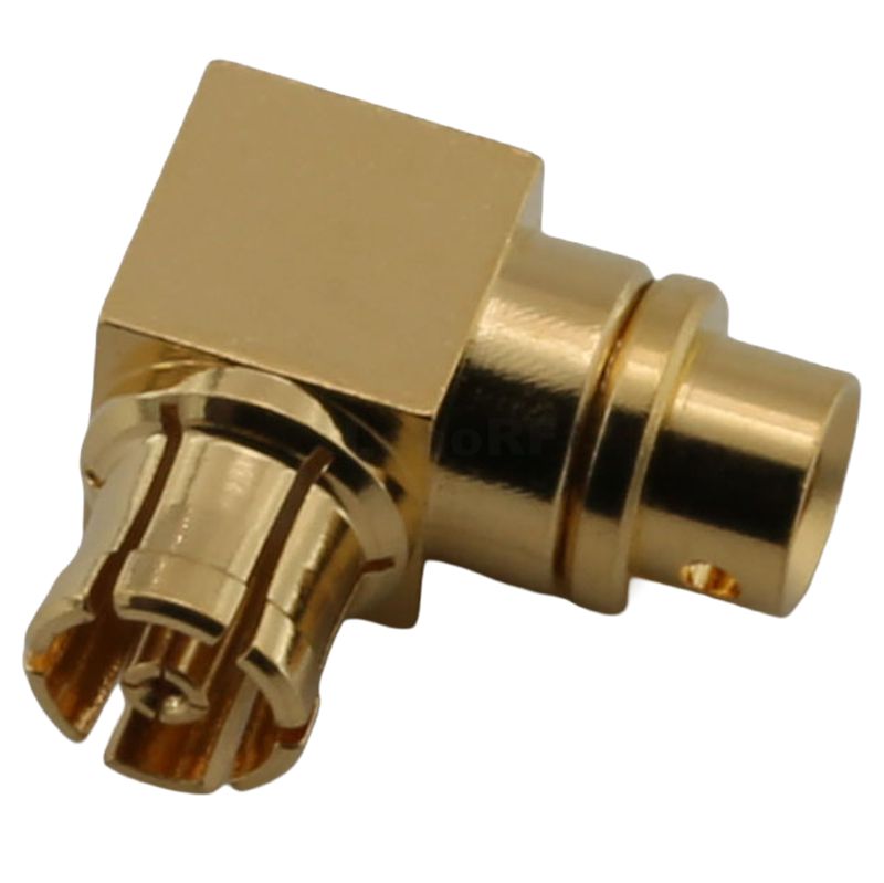 SMPM Connectors Jack Solder Right Angle For TF047 Cable