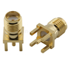 SMA Connectors Jack Straight Soldering For PCB, Gold Plating