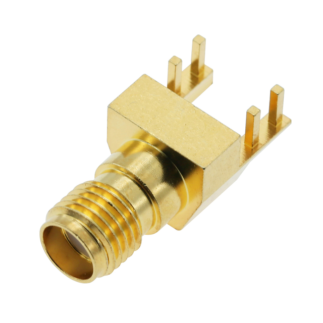 SMA Female Connector Edge Lock For PCB