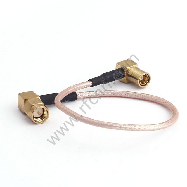 SMB Jack To SMA Plug For RG58 Cable Assembly