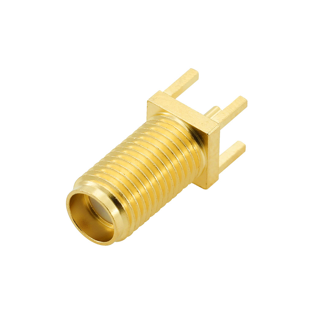 What materials are the made of SMA connectors 