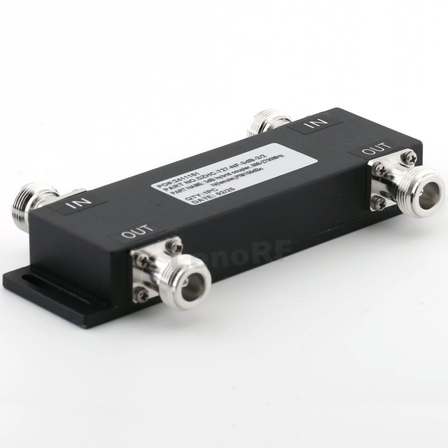 RF Hybrid Coupler, 3 dB, 50 Ohm, DC–6 GHz, Type-N Connectors 