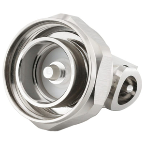 7/16 Connector Plug Solder Right Angle For 3/8" SuperFlexible Cable