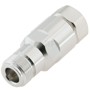 N Type Connector Jack Clamping Straight For 1/2" Flexible Coaxial Cable