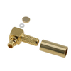 MMCX Connnector Male Right Angle Solder for RG316 Cable