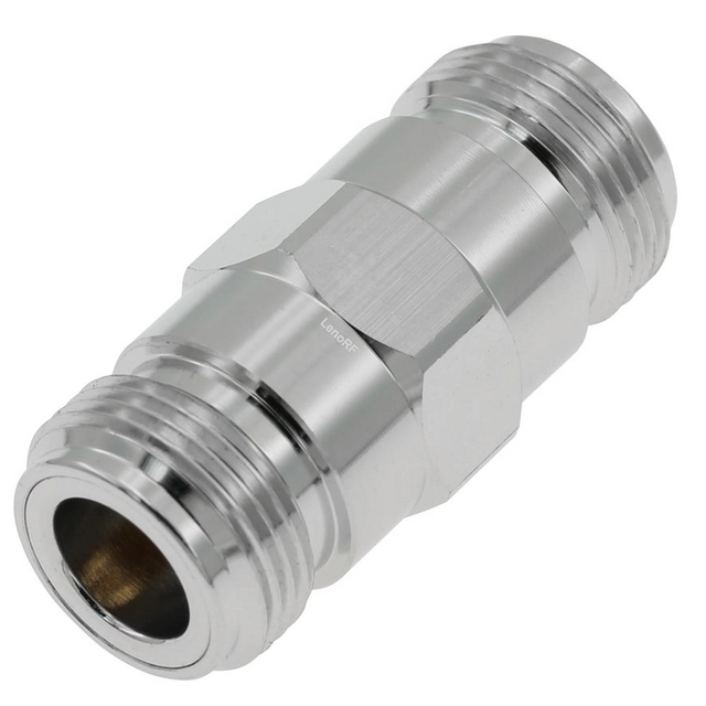 N Jack To Jack Straight Brass Body Adapter 