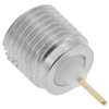 SMP Plug Connector Thread-in Straight For PCB , NIckel Plating