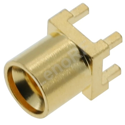 SMPM Miniature Connector Plug Solder Straight For PCB