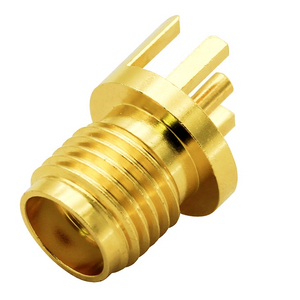 SMA Jack Connector Straight Edge Mount For PCB 