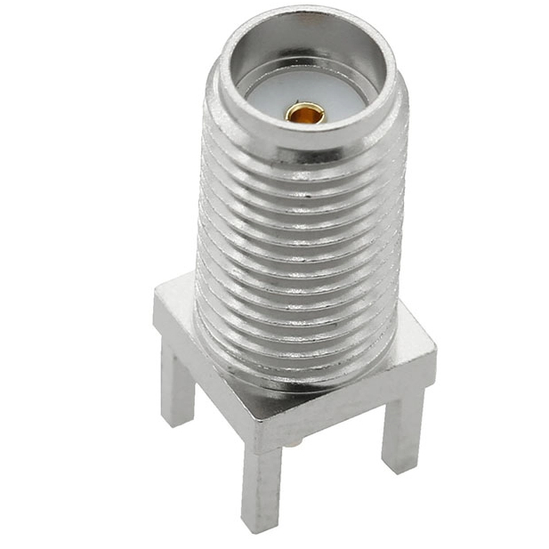 SMA Jack Connector Straight For PCB Through Hole - Nickel Plating