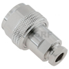 Rugged Type-N Connectors Plug Clamping Straight Brass Tri-metal Plating For RG58 RG223 Cable 