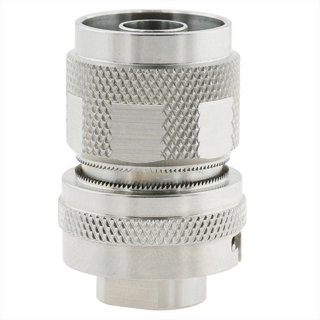 N Connectors Male Solder Self-Locking Straight For .141 Semi-Flexible Cable