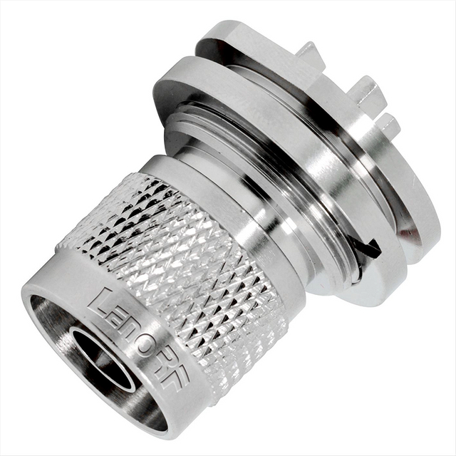 N Connector Plug Straight For PCB Edge Mount