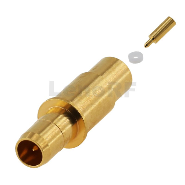BMA Plug Connector Straight Solder For Micro-coax UFA210A Cable