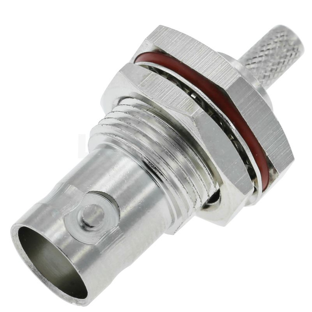 BNC Connector Female Crimp Bulkhead For RG179 Cable