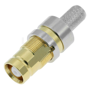 1.6/5.6 Connector Jack Straight Crimping For ST214 RG59 Coaxial Cable