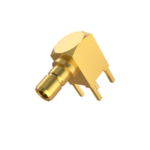 SMB Connector Jack Right Angel For PCB Through Hole