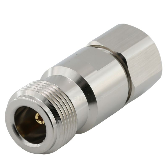 Type-N Female Connector Straight Clamping For RG8 LMR400 Cable