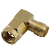SMA Male TO RP-SMA Female Right Angle Brass Body Adapter