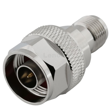 Type-N Plug To TNC Jack Brass Body Straight Adapter,ultra low loss