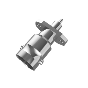 BNC Connector Female Clamp 2 Hole Flange Mount