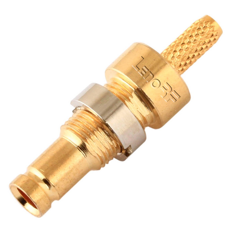 1.0/2.3 Connector Jack Straight Crimping For 2.2 Coaxial Cable