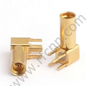 MMCX Connector Female Right Angle For PCB 
