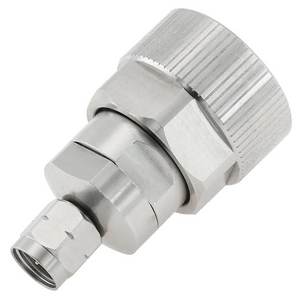 APC7 to 2.4 mm Plug Adapter 50 OHM Straight Stainless Steel 