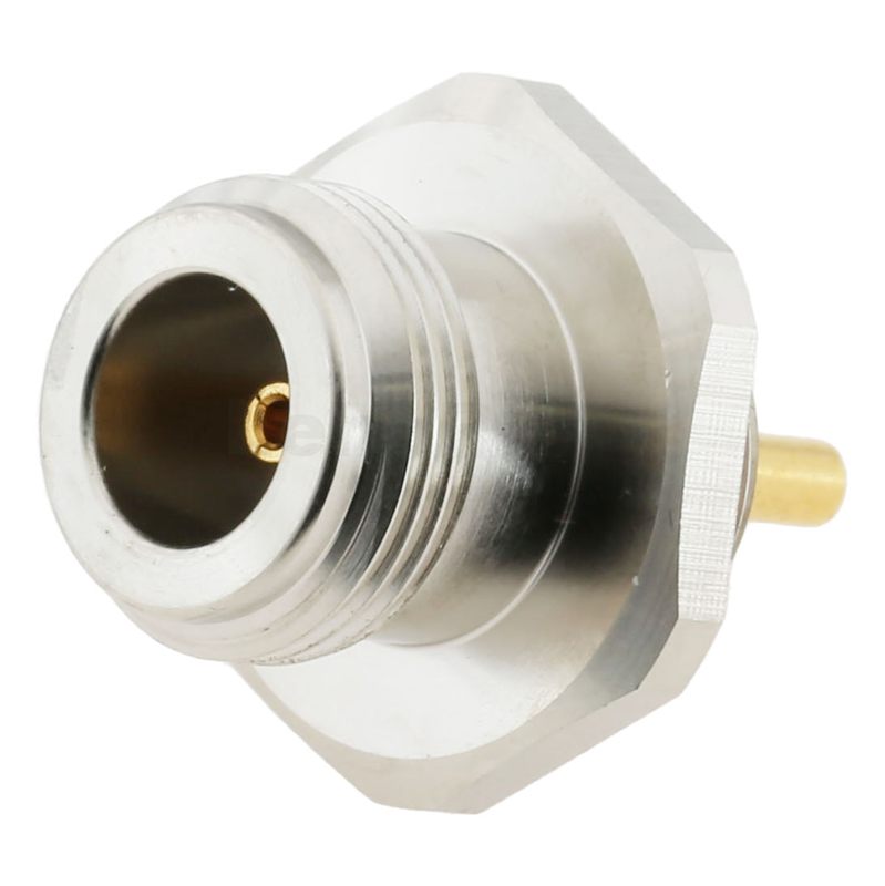 N Connectors Jack Bulkhead Rear Mount Solder For Microstrip