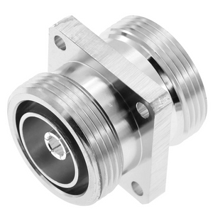 7-16 Jack To Jack Flange Adapter 50 OHM Brass Body