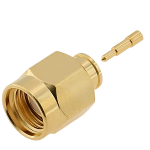 SMA Plug Connector Straight Crimping For .141 Cable