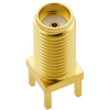 SMA Jack Connector Straight Bulkhead Through Hole For PCB 