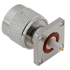 Type-N Male Connector Flange For PCB 