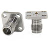 1.85mm Flange Jack Straight Connector for Microstrip | 4-Hole Mount RF Microwave 50Ω Interface