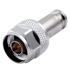 N Connector Plug Straight Clamping For LMR300 Cable