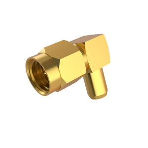 SMA Connectors Plug Crimping Right Angle For RG58 Cable