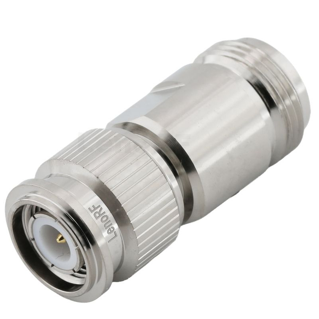 N Jack To TNC Plug Brass Body Straight Adapter