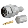 Type-N Male Connector Straight Crimping For RG213,RG214 Coaxial Cable 