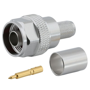 Type-N Male Connector Straight Crimping For RG213,RG214 Coaxial Cable 