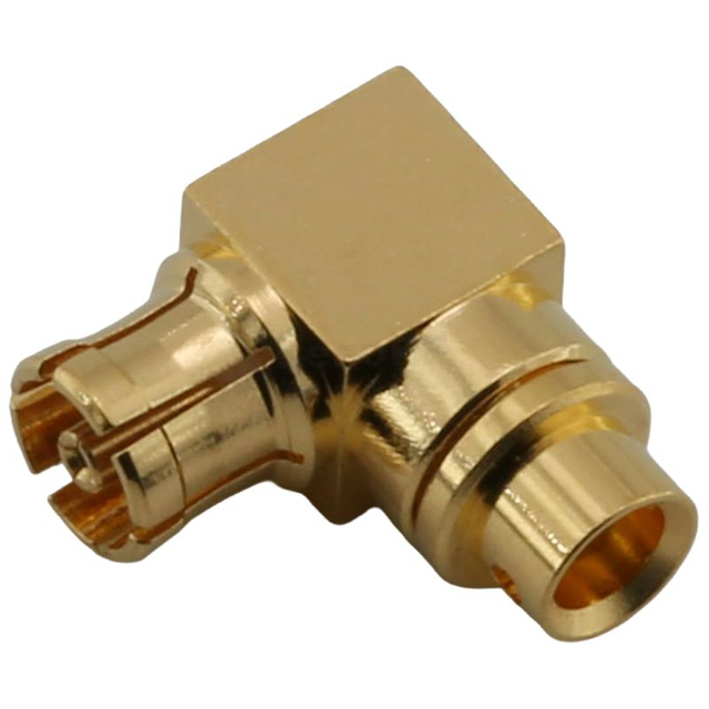 SMPM Connectors Jack Solder Right Angle For TF047 Cable