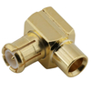 MCX Connector Plug Solder Right Angle For UT085,086,RG405 Cable, Gold Plated