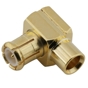 MCX Connector Plug Solder Right Angle For UT085,086,RG405 Cable, Gold Plated