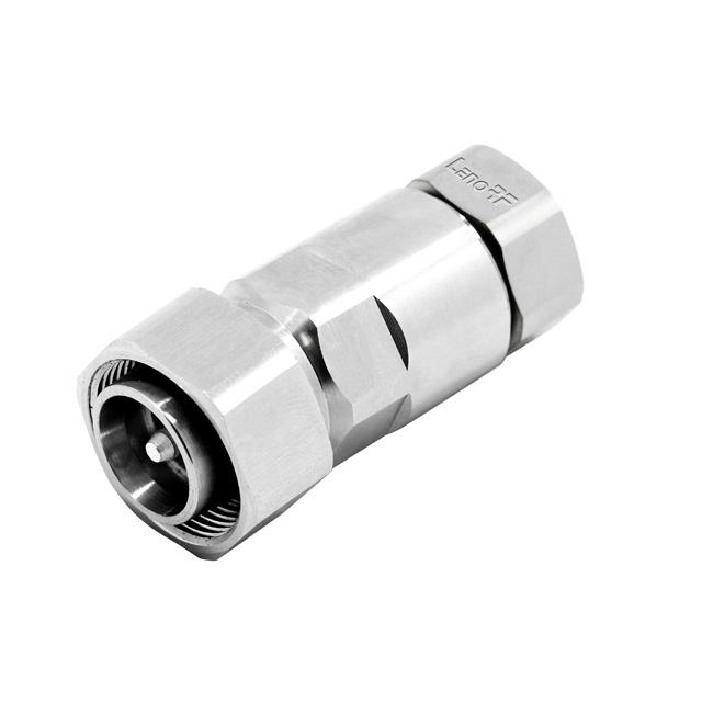 4.3/10 RF Connector Plug Clamp Straight For 1/2" Flexible Cable