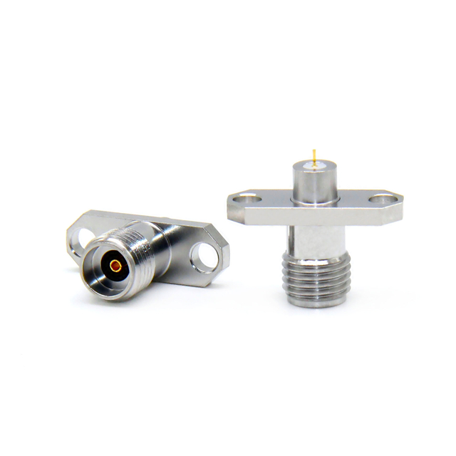 2.92mm Jack Connector Straight Flange Solder For Microstrip