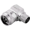Type-N Connectors Plug Right Angle Crimping For LMR400 Cable
