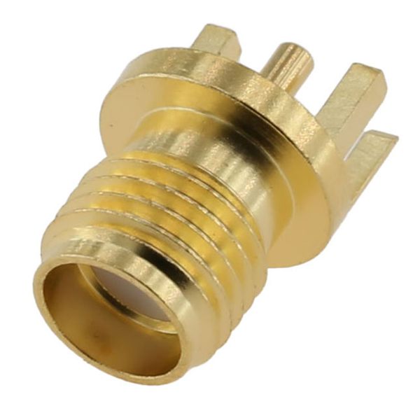SMA Connector Jack End Launch for PCB Edge Mount
