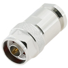N Connector Plug Clamping Straight For RG213,RG214 Coaxial Cable