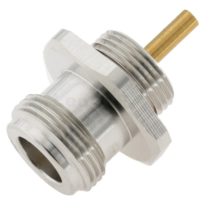 N Connectors Jack Bulkhead Rear Mount Solder For Microstrip