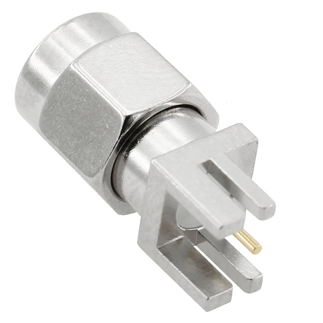 SMA Connectors Plug Solder Straight Edge Mount For PCB